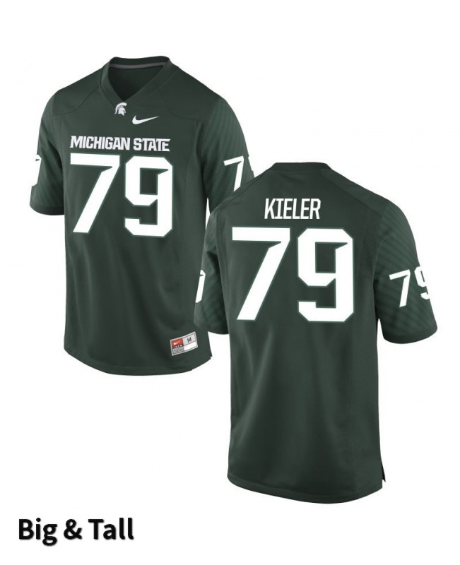 Men's Michigan State Spartans #79 Kodi Kieler NCAA Nike Authentic Green Big & Tall College Stitched Football Jersey WD41S06FT